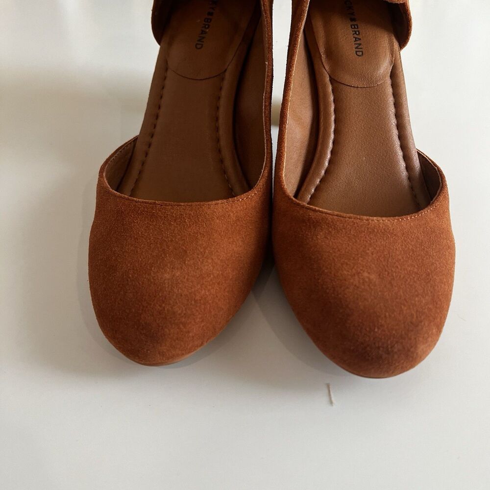 Lucky Brand Kalicia D'Orsay Pumps, Caramel, Women's 10M - Picture 9 of 9